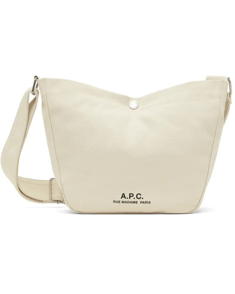 A.P.C. Off-White Journal Small Bag Baa