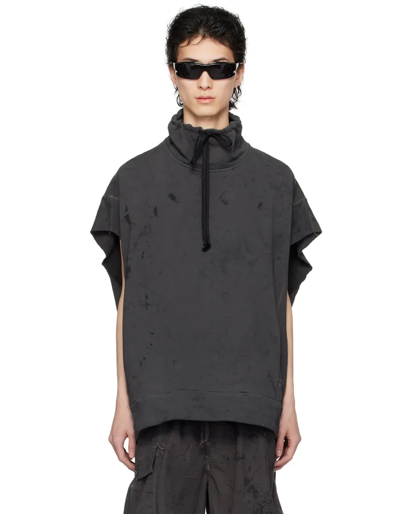 NICOLAS ANDREAS TARALIS SSENSE Exclusive Black Doublesized Sweatshirt Urban