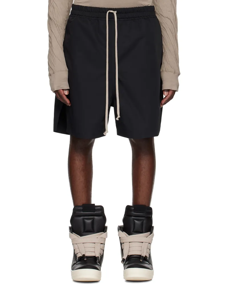 Rick Owens Black Hollywood Boxers Shorts 09