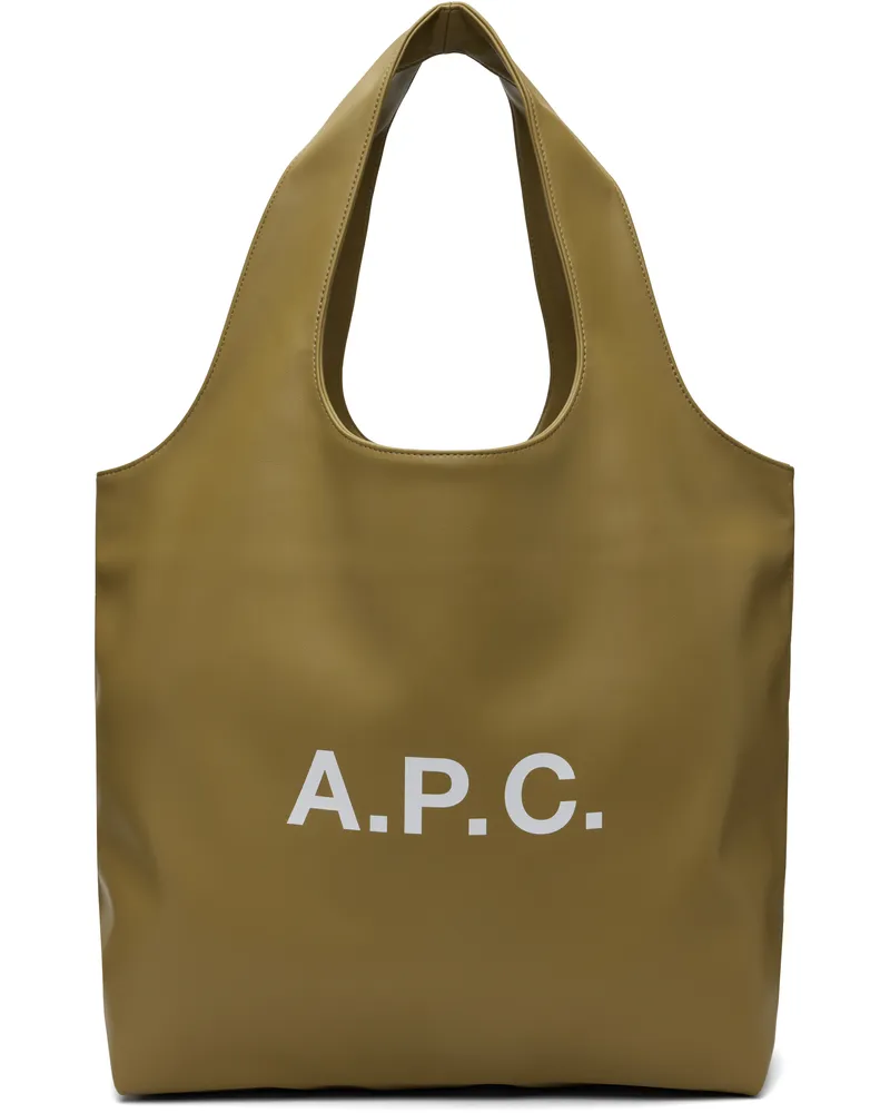 A.P.C. Khaki Ninon Tote Kad