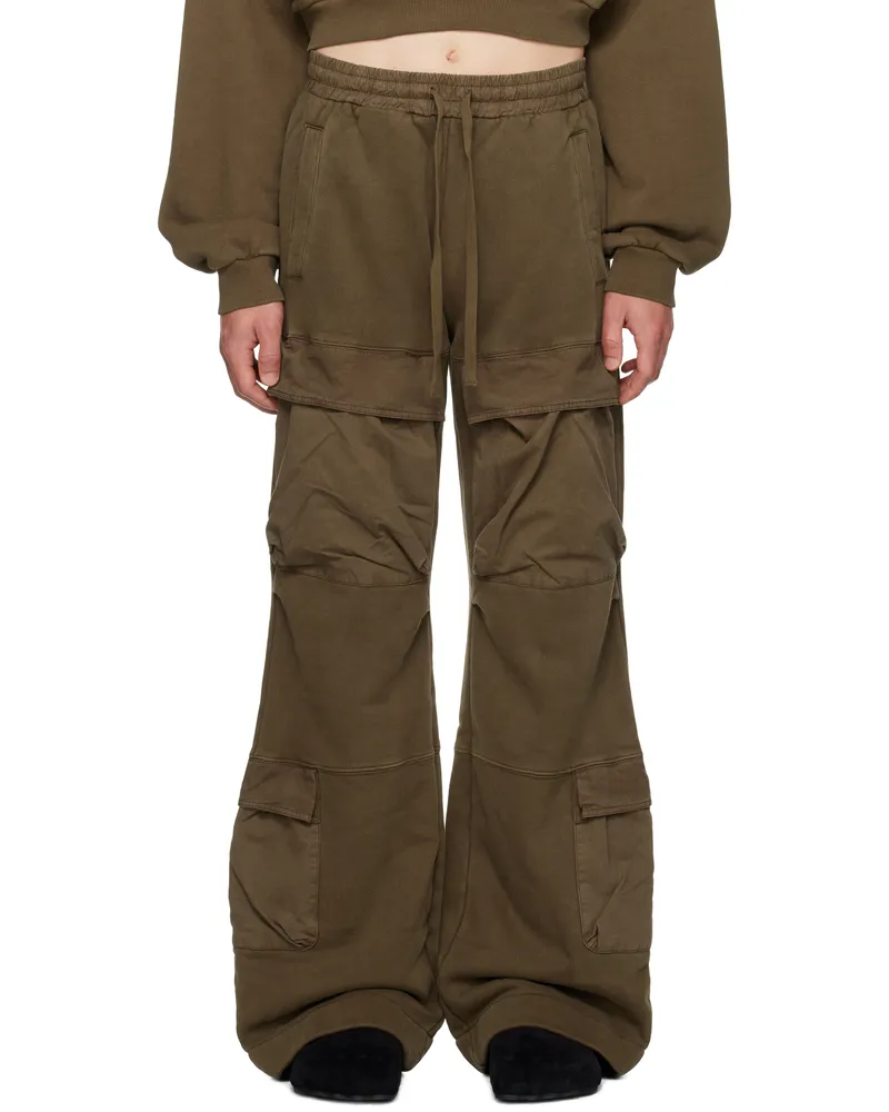Entire Studios Brown Utility Cargo Pants Brunette