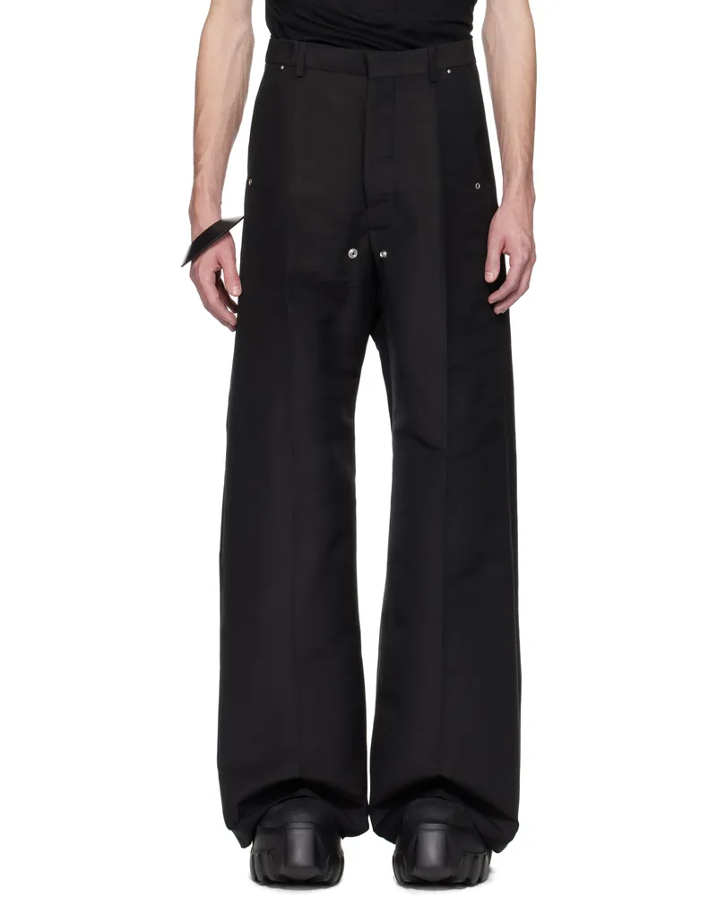 Rick Owens Black Hollywood Tailored Belas Trousers 09