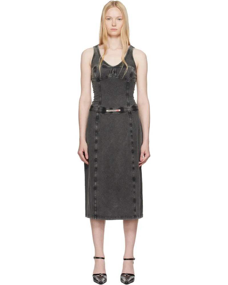 Diesel Gray D-Inny Midi Dress 02a