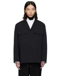 Jil Sander Black Cotton Jacket Black