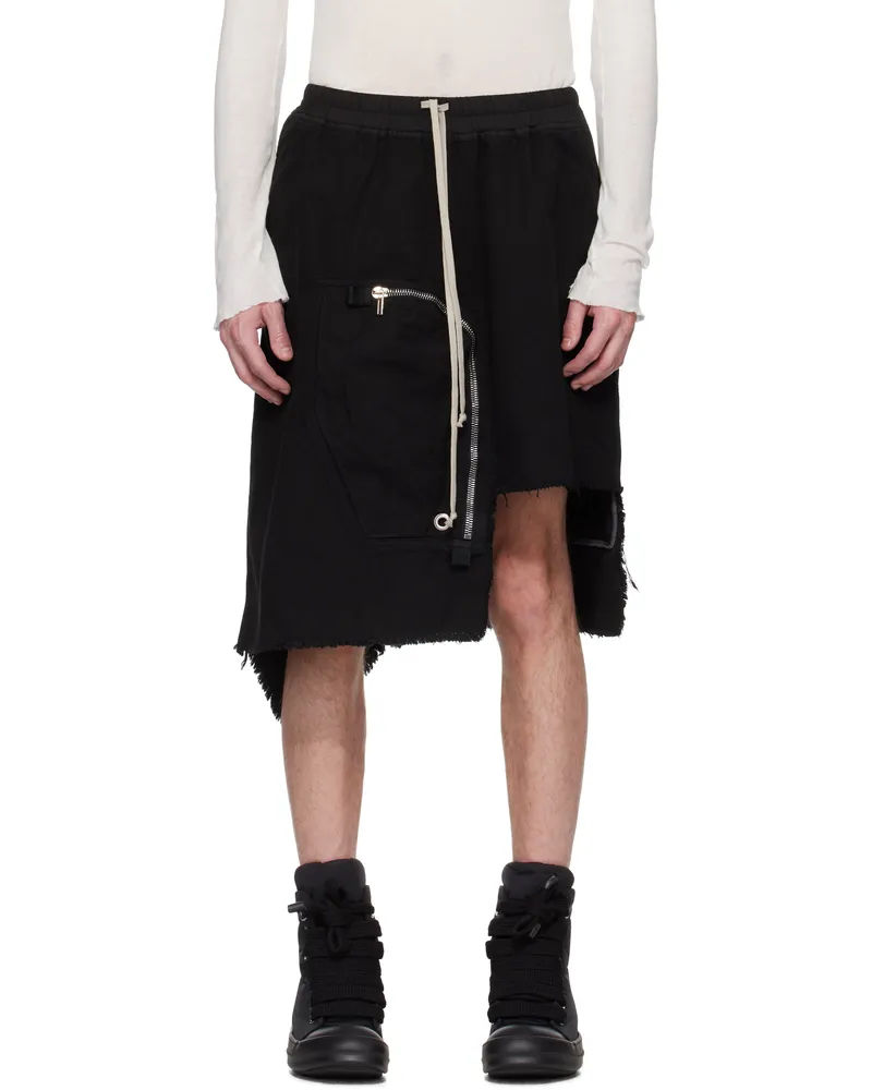 DRKSHDW by Rick Owens Black Hollywood Dracca Skirt 09