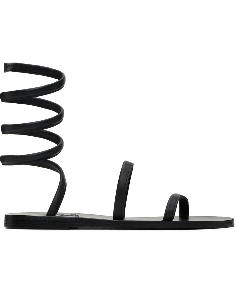 Ancient Greek Sandals Black Ofis Sandals Black