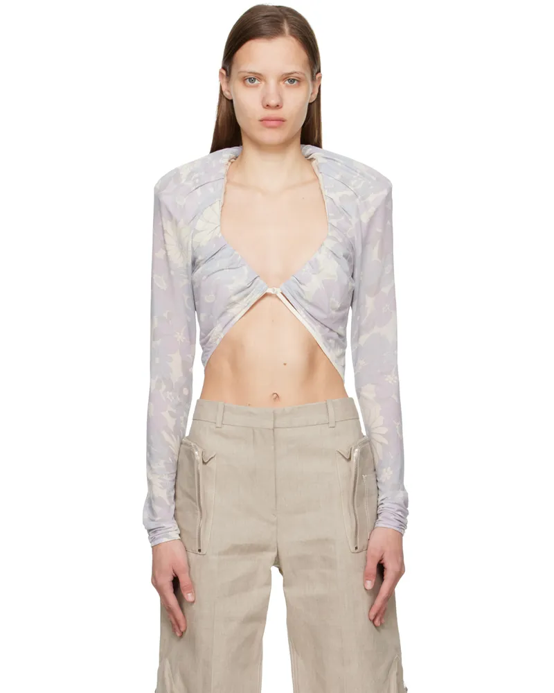 Jacquemus Purple Le Papier 'Le Haut Goccia' Blouse 6ag