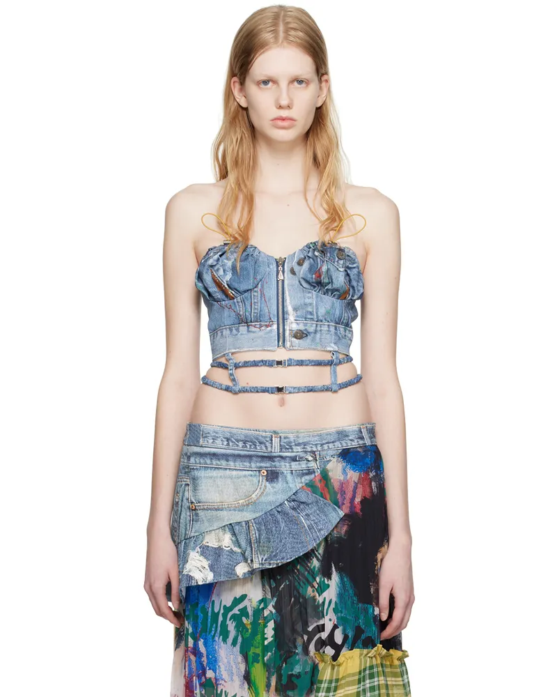 Andersson Bell Blue Arina Tube Top Blue