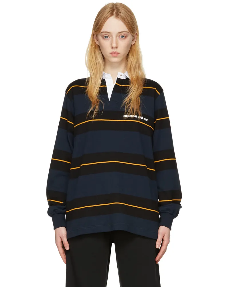 VTMNTS Navy Number Polo Navy