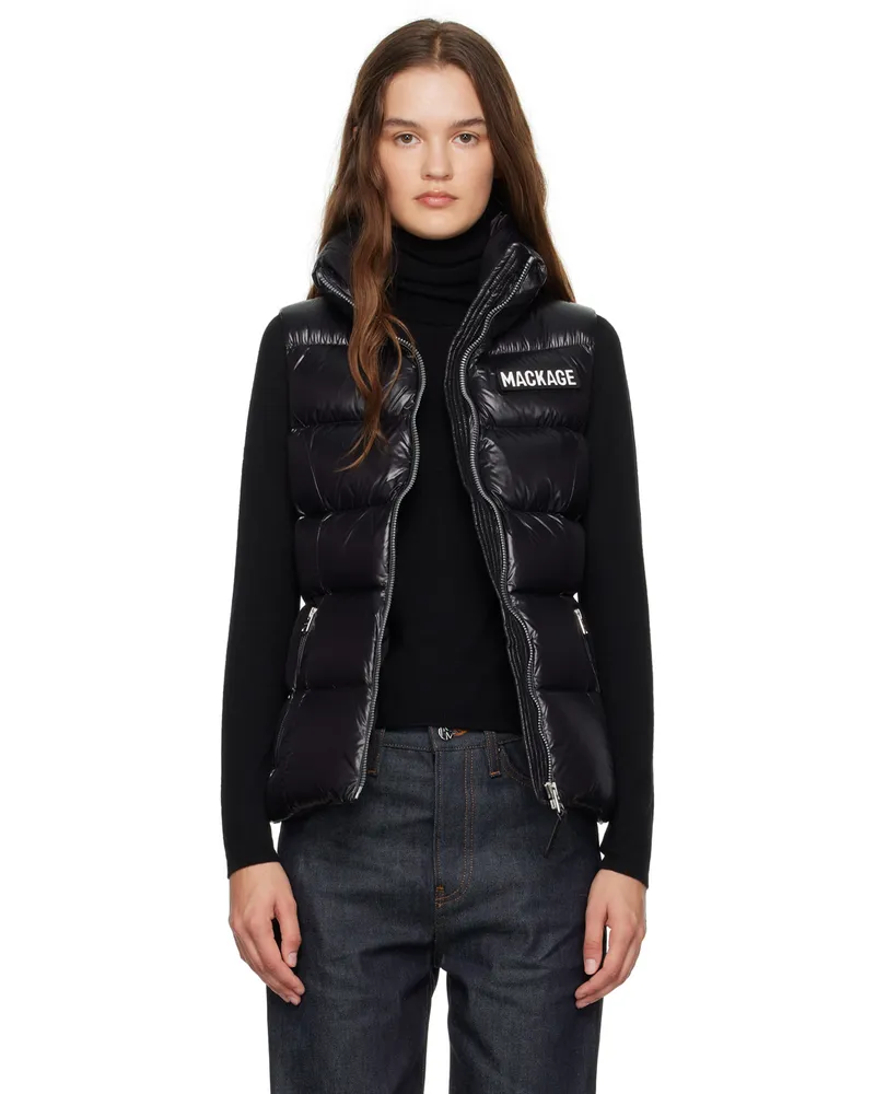 Mackage Black Chaya Down Vest Black