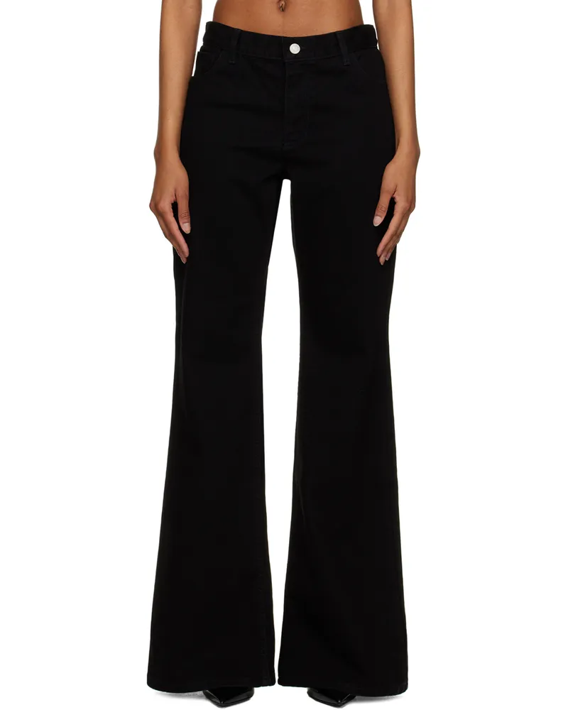 Magda Butrym Black Flare Jeans Black