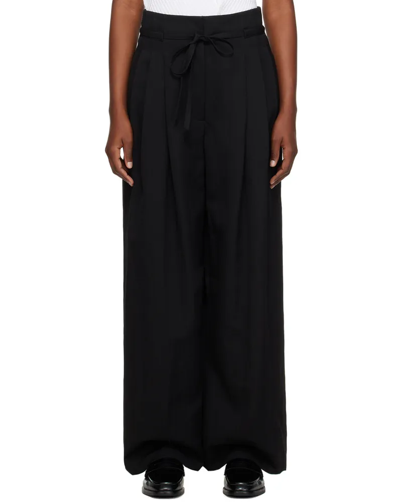 3.1 phillip lim Black Relaxed Trousers Ba001