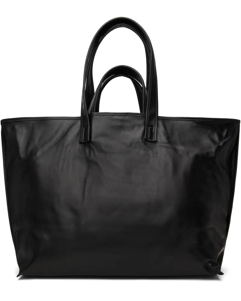 KASSL Black Leather Tote 0001