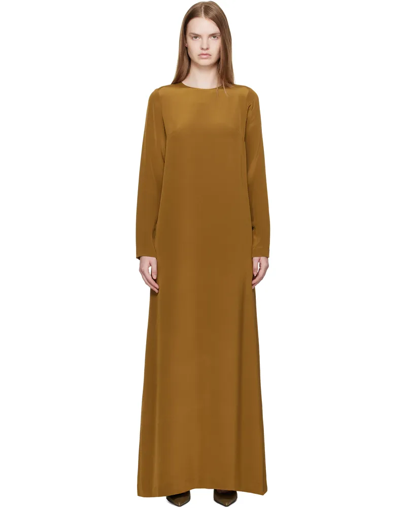 La Collection Tan Beatrice Maxi Dress Bronze