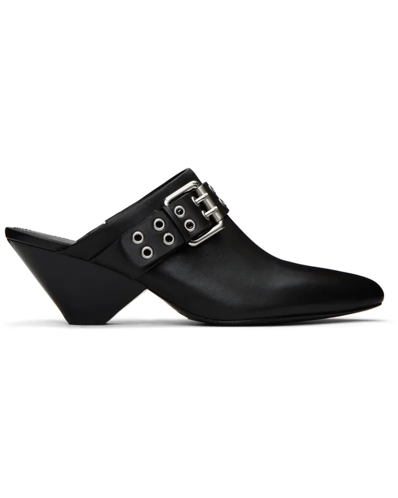 Rag & Bone Black Spire Mules Blk