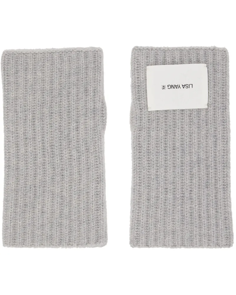Lisa Yang Gray Rouen Arm Warmers Do