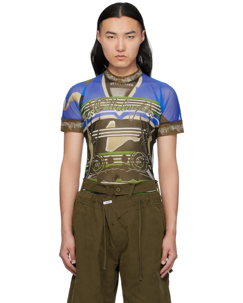 OTTOLINGER Multicolor Mesh T-shirt Polo
