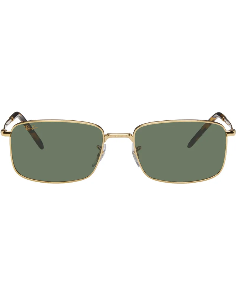 Ray Ban Gold RB3717 Sunglasses 919631