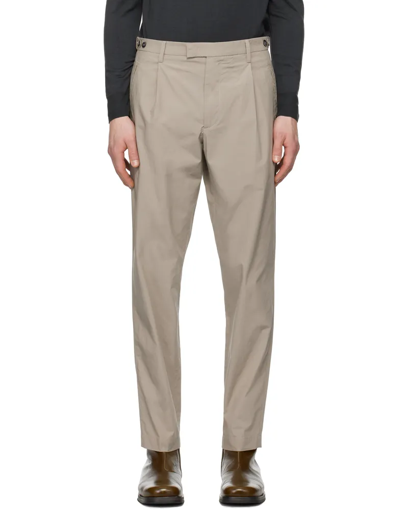 BARENA Beige Masco Vion Trousers Sabbia
