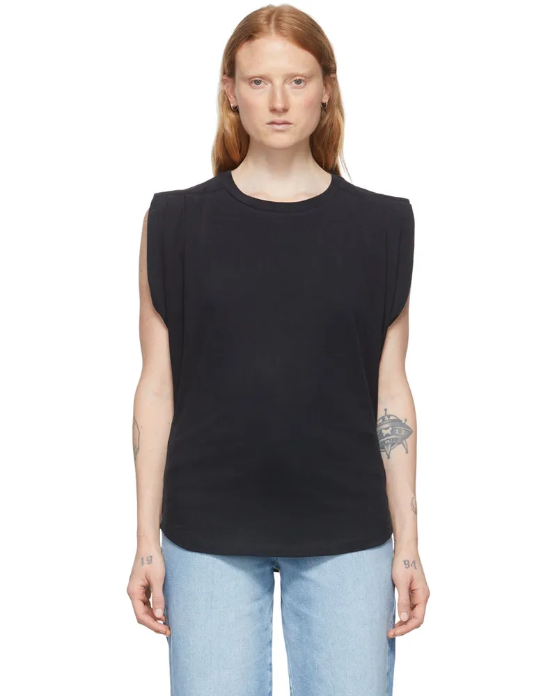 Isabel Marant Black Zutti Tank Top 01bk