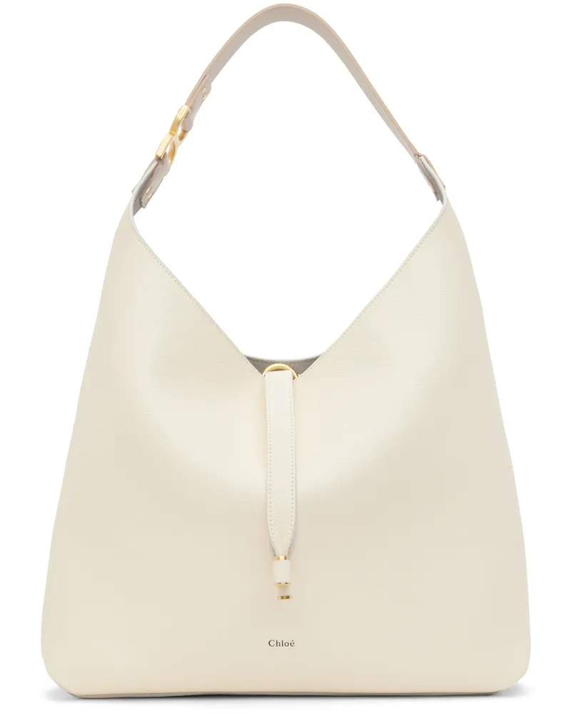 Chloé Shopper & Totes Edith Medium Zip Tote Bag Beige braun