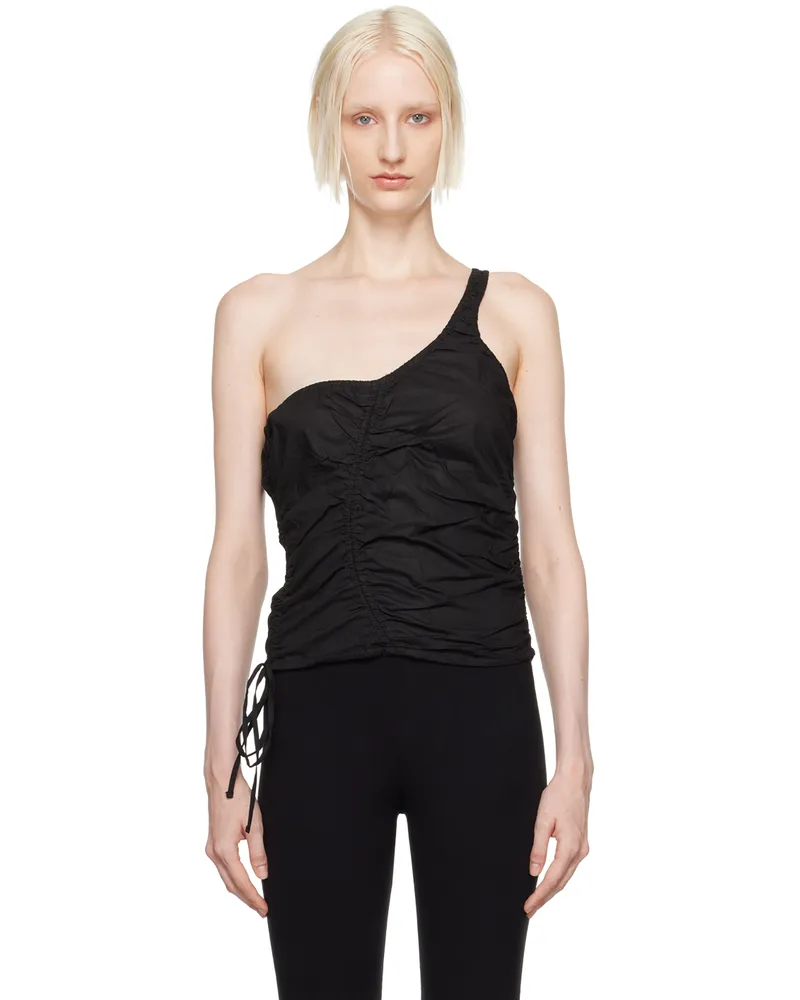 Deiji Studios Black Scrunchie Top Black