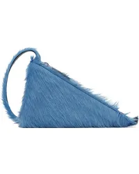 Marni Blue Prisma Triangle Bag 00broyal