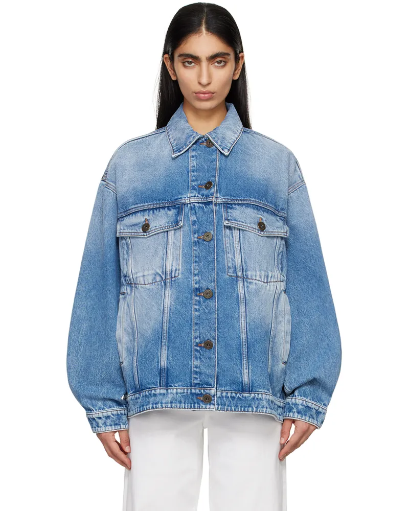 Max Mara Blue Pio Denim Jacket 009
