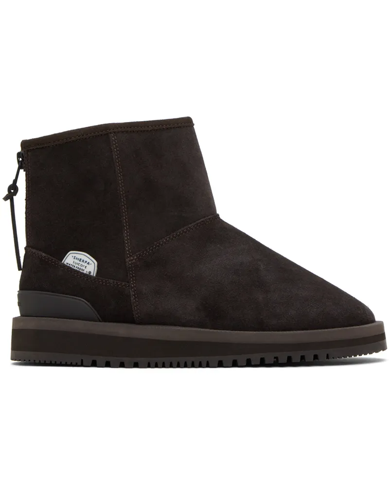 SUICOKE Brown ELS-Mwpab-MID Boots D.brown