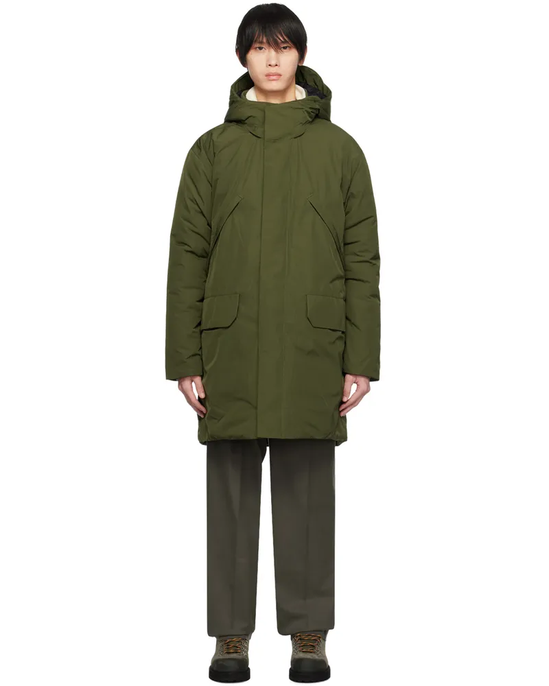 Norse Projects Green Stavanger Coat Army