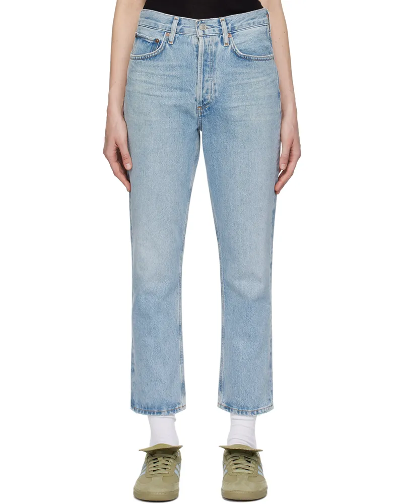 AGOLDE Blue Riley Jeans Dimension