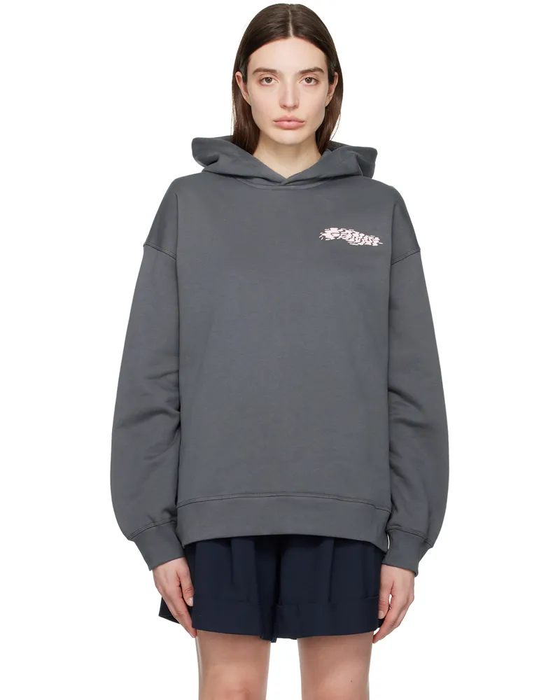 Ganni Gray Isoli Hoodie 490