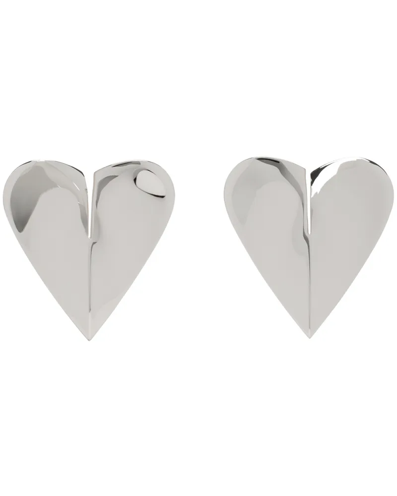 Alaïa Silver 'Le Cœur Torn' Earrings 210