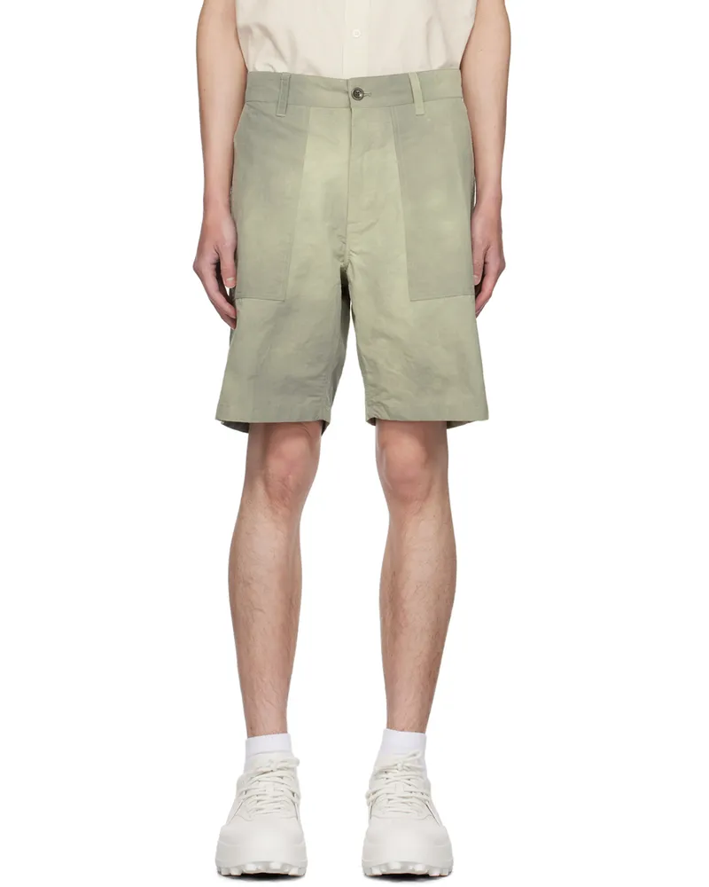 Norse Projects Green Lukas Shorts Clay