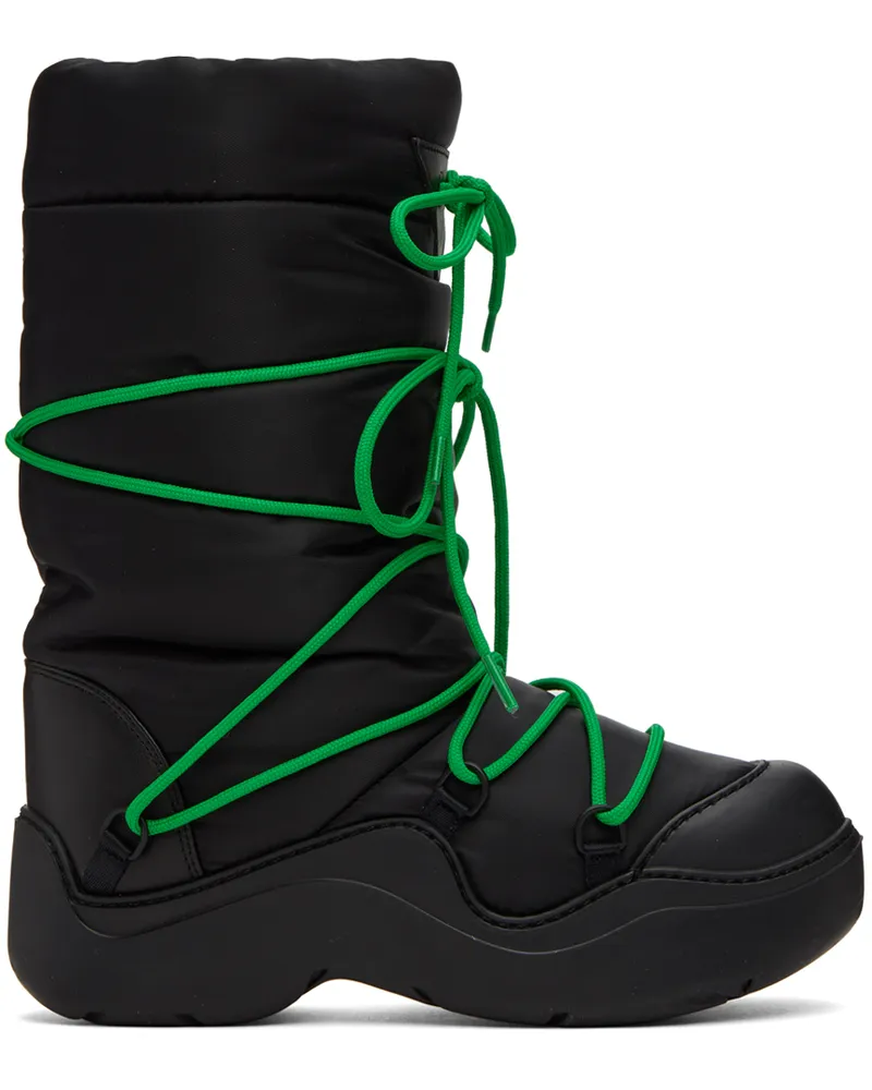 Bottega Veneta Black Puddle Bomber Boots 1386
