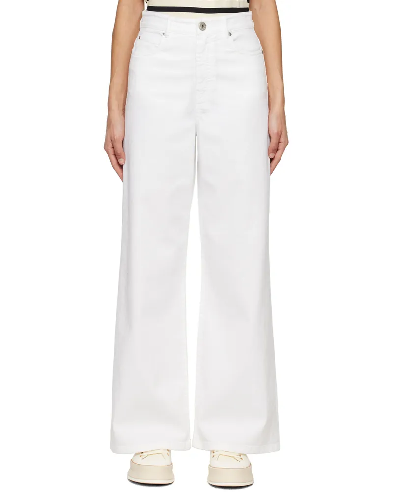 Max Mara White Medina Jeans 002