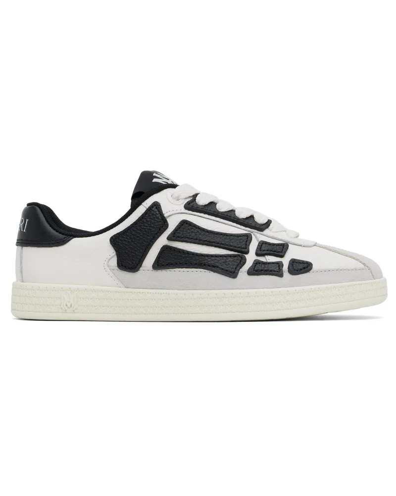 Amiri Black & White Pacific Bones Sneakers Black