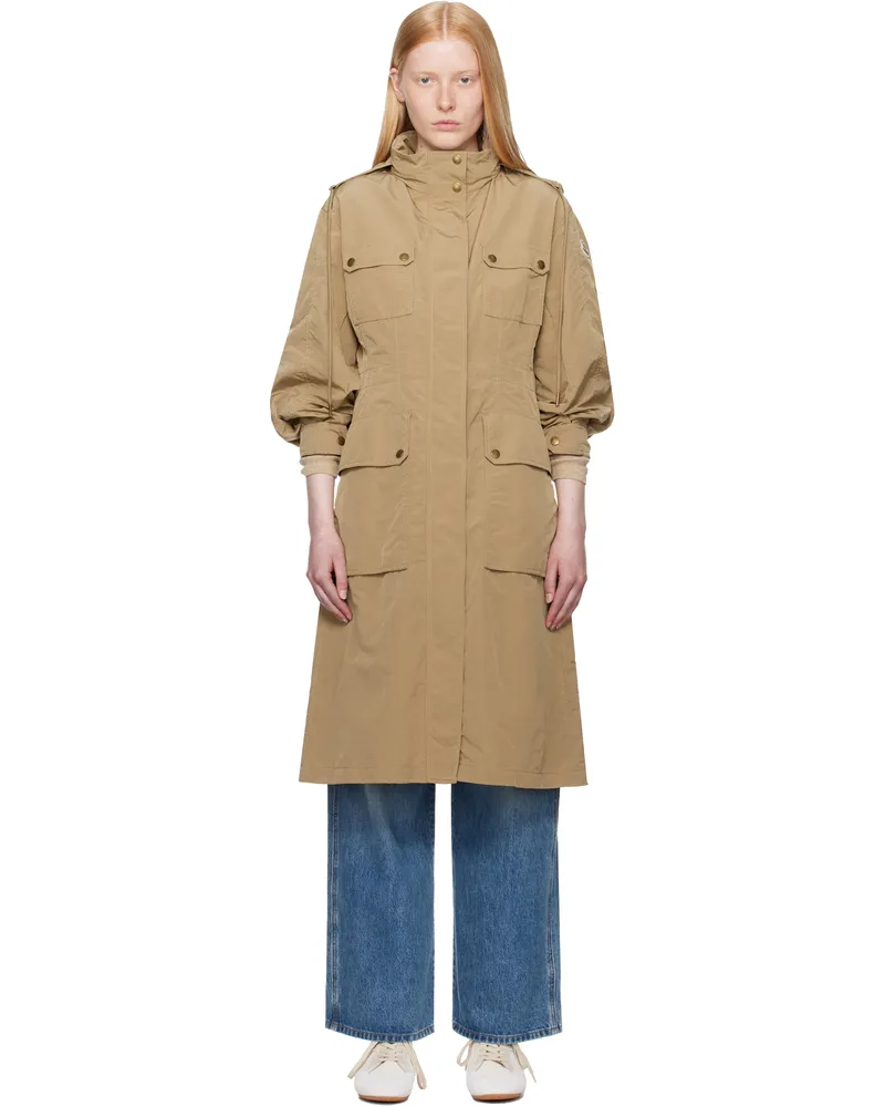 Moncler Tan Nantes Parka Coat 22g