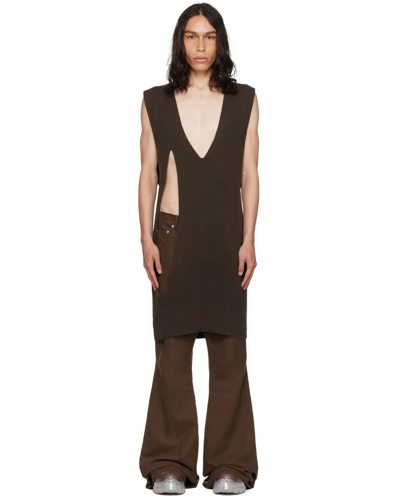 Rick Owens Brown Luxor Tank Top 04