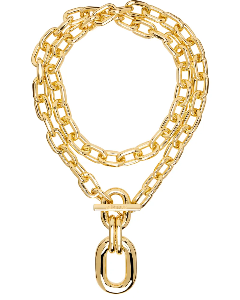 Paco Rabanne Double XL Link Pendant Necklace P710