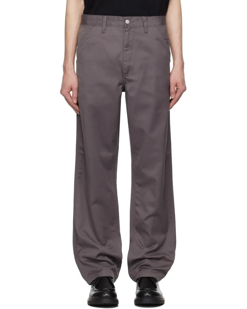 Carhartt WIP Gray Simple Trousers 2lq02
