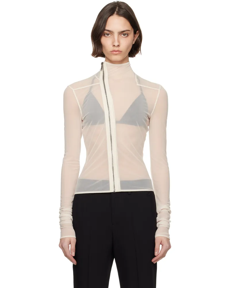 Rick Owens Lilies White Hollywood Gary Jacket 28