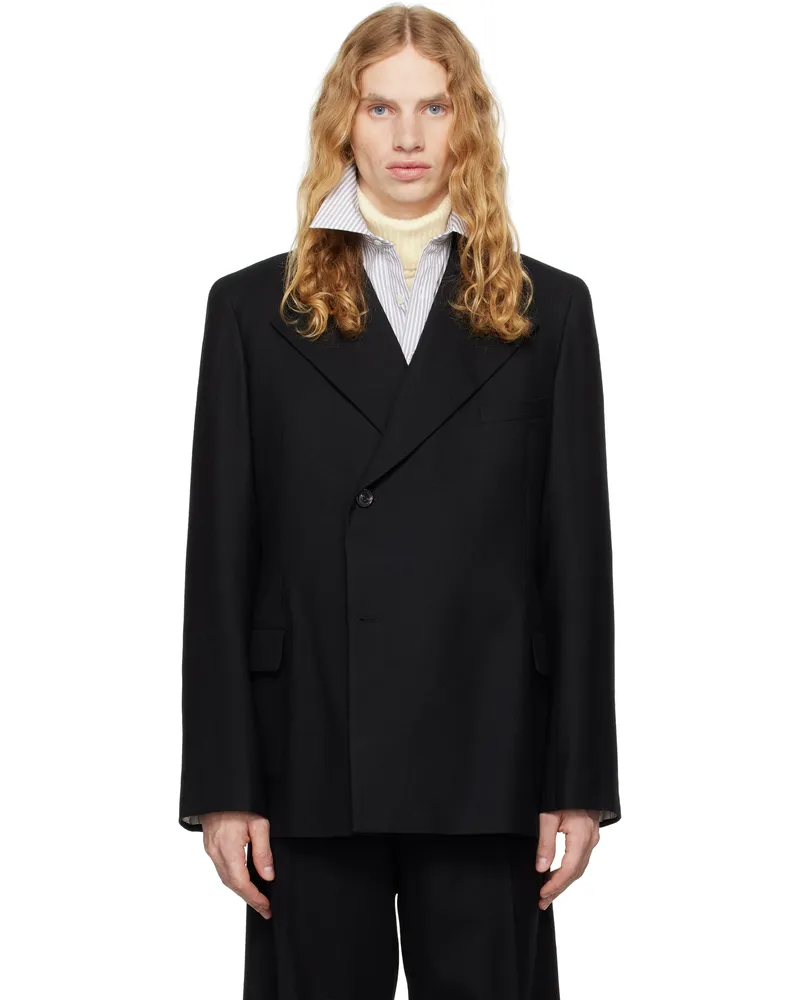 Maison Margiela Black Wool Blazer 900