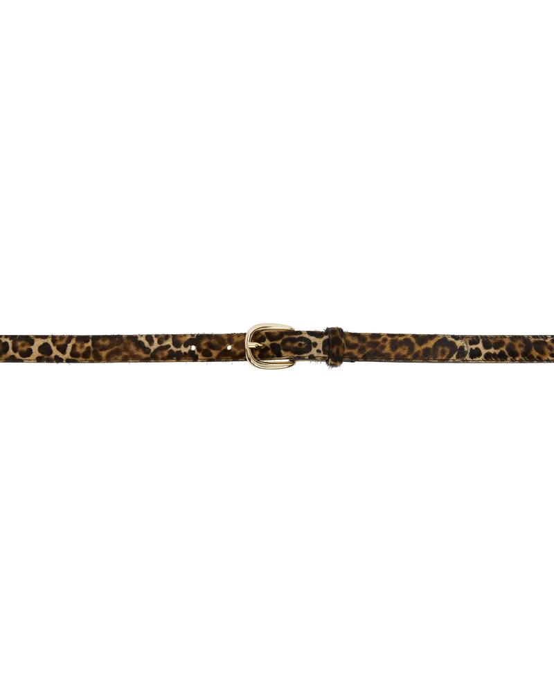 A.P.C. Brown & Beige Rosette Belt Lzz