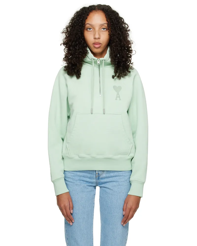 AMI Paris Green Ami De Cœur Sweatshirt 441