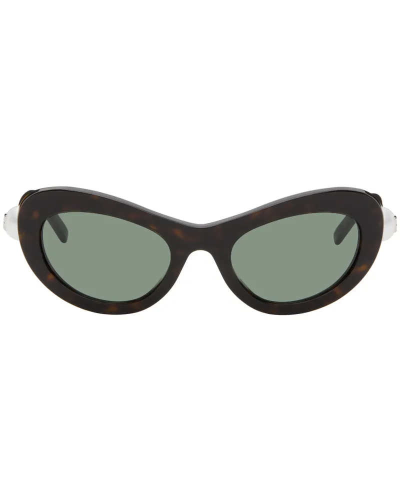 Givenchy Brown 4G Pearl Sunglasses Shiny