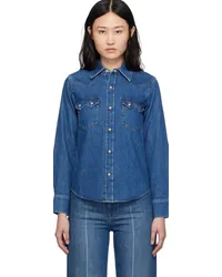 A.P.C. Indigo Natacha Ramsay-Levi Edition Durol Denim Shirt Ial