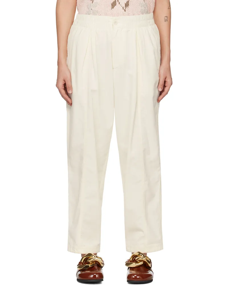 YMC Off-White Sylvian Trousers 12-ecru
