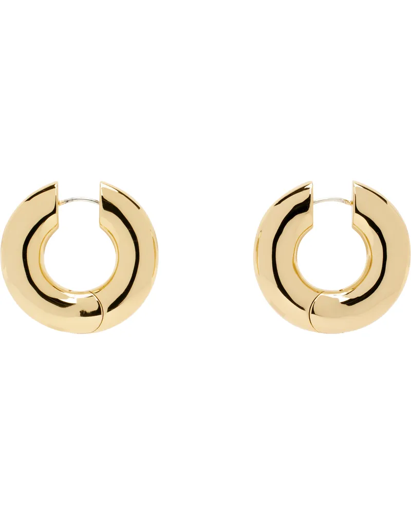 Laura Lombardi Gold Large Terra Hoop Earrings Gold