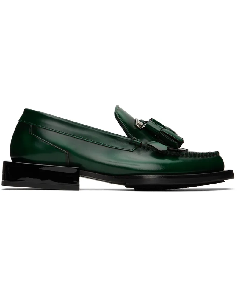 Eytys Green Rio Loafers Fringe